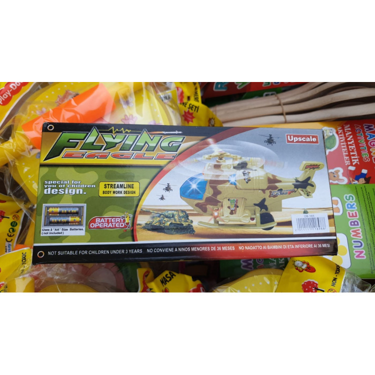 Asker Işıklı Hareketli Helikopter