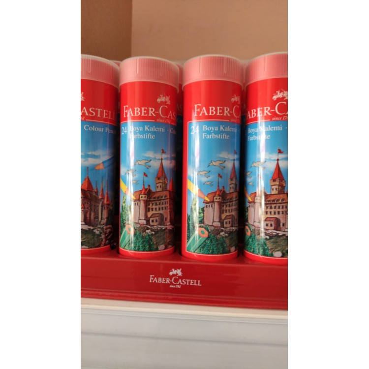 Faber 5173116524 Kuru Boya 24 Renk - Tüp (BOX6)