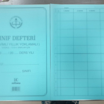 SINIF DEFTERİ   1.-2.-3.-4. SINIF - TAKVİMLİ YILLIK YOKLAMALI SINIF DEFTERİ   1.-2.-3.-4. SINIF - TAKVİMLİ YILLIK YOKLAMALI