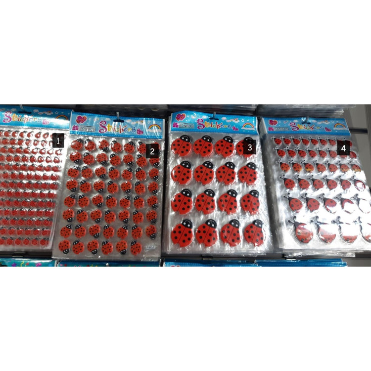 STİCKER A4 KIRMIZI UĞUR BÖCEKLERİ STİCKER A4 KIRMIZI UĞUR BÖCEKLERİ