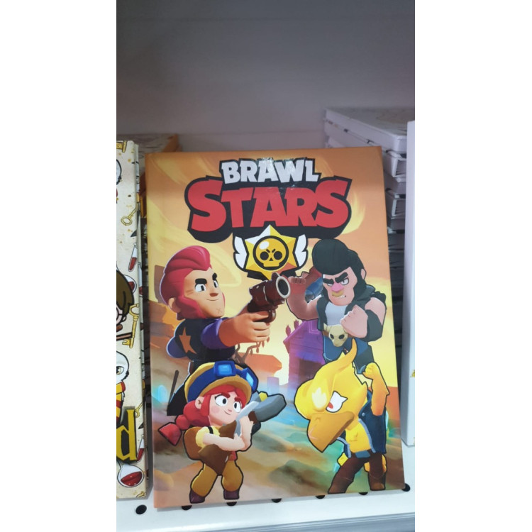 BRAWLSTAR SERT KAPAK GÜNLÜK/HATIRA DEFTERİ