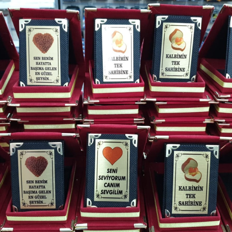 Sevgiler Günü Özel Plaket 9x11cm