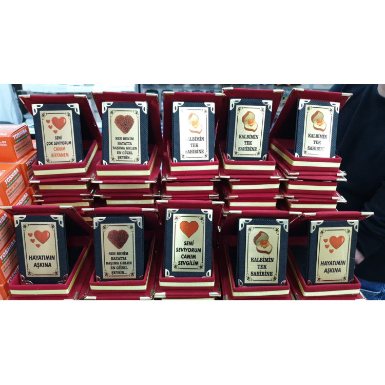 Sevgiler Günü Özel Plaket 9x11cm