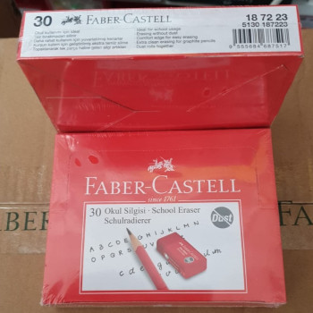 Faber-Castell Okul Silgisi , Dust-Free, 30'lu Faber-Castell Okul Silgisi , Dust-Free, 30'lu