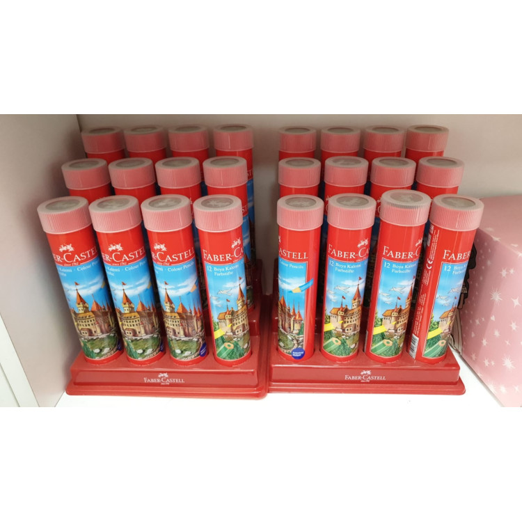 Faber 5173116512 Kuru Boya 12 Renk - Tüp (BOX12)