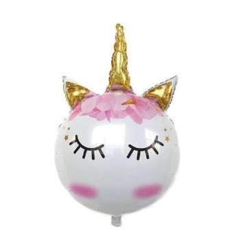 Eyelash Gold Unicorn Folyo Balonu 90X60cm HELYUM Eyelash Gold Unicorn Folyo Balonu 90X60cm HELYUM