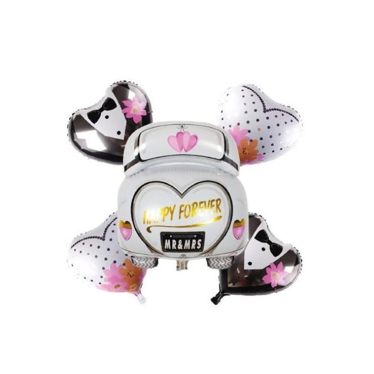 Wedding 5’li Set Folyo Balon