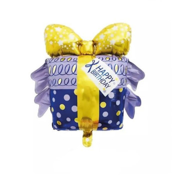 Gift Box Shape 0129 Hediye Kutusu Folyo Balonu 70cm Gift Box Shape 0129 Hediye Kutusu Folyo Balonu 70cm