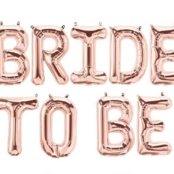 Bride To Be Bronze 16″ Folyo Balon 45cm Bride To Be Bronze 16″ Folyo Balon 45cm