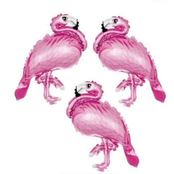 18″ Flamingo Mini 3’lü Set Folyo Balon 46cm HELYUM- 18″ Flamingo Mini 3’lü Set Folyo Balon 46cm HELYUM-