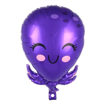 Mor Ahtapot Folyo Balon 65CM Mor Ahtapot Folyo Balon 65CM