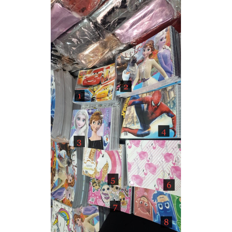 Resim Defteri 15syf. 17x24 24'lü /çizgi film