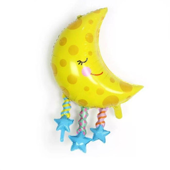Yıldızlı Ay 2321 Folyo Balon 90cm Yıldızlı Ay 2321 Folyo Balon 90cm