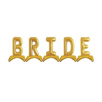 Ayaklı Bride Gold 32″ Folyo Balon 80cm Ayaklı Bride Gold 32″ Folyo Balon 80cm