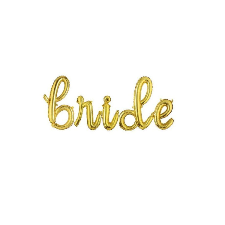Bride El Yazısı Gold 18″ Folyo Balon 45cm