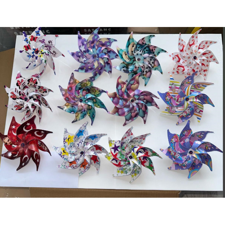 RÜZGAR GÜLÜ 8 KANAT GÜLLÜ 125Lİ *k