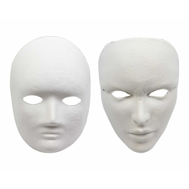 Karton Maske Lastiksiz Boyanabilir -YERLİ-