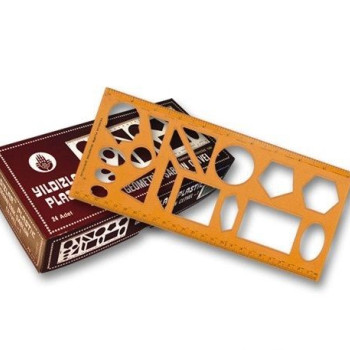 GEOMETRİK ŞABLON CETVEL 24LÜ YILDIZ040  GEOMETRİK ŞABLON CETVEL 24LÜ YILDIZ040
