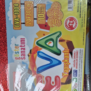 OKUL EVA SİMLİ YAPIŞKANLI 20X30 A4 10LU KARIŞIK RENK OKUL EVA SİMLİ YAPIŞKANLI 20X30 A4 10LU KARIŞIK RENK