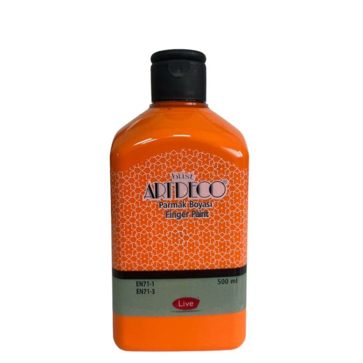 ARTDECO PARMAK BOYASI 500 ML TURUNCU