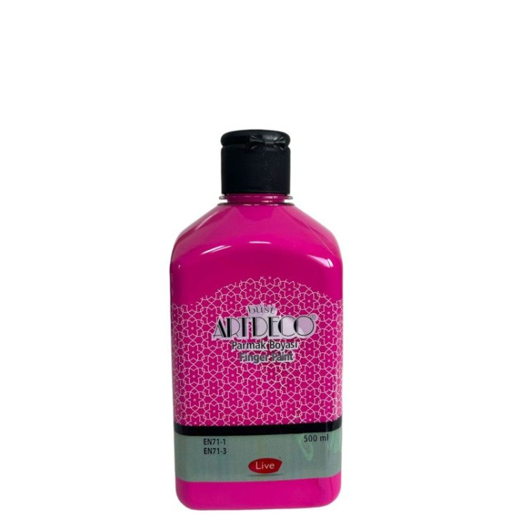 ARTDECO PARMAK BOYASI 500 ML PEMBE