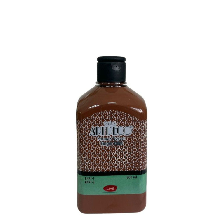 ARTDECO PARMAK BOYASI 500 ML KAHVERENGİ