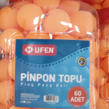 UFEN PİNPON TOPU TURUNCU 60 LI UFEN PİNPON TOPU TURUNCU 60 LI