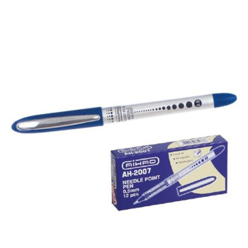 AİHAO AH-2007 İNCE UÇLU 0.5 MM PİLOT KALEM MAVİ 12'Lİ AİHAO AH-2007 İNCE UÇLU 0.5 MM PİLOT KALEM MAVİ 12'Lİ