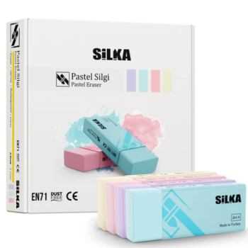 Silka Art.4 Pastel Silgi 20'li Silka Art.4 Pastel Silgi 20'li