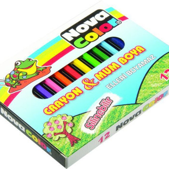 NOVA COLOR NC-1112 KISA MUM BOYA 12RENK NOVA COLOR NC-1112 KISA MUM BOYA 12RENK