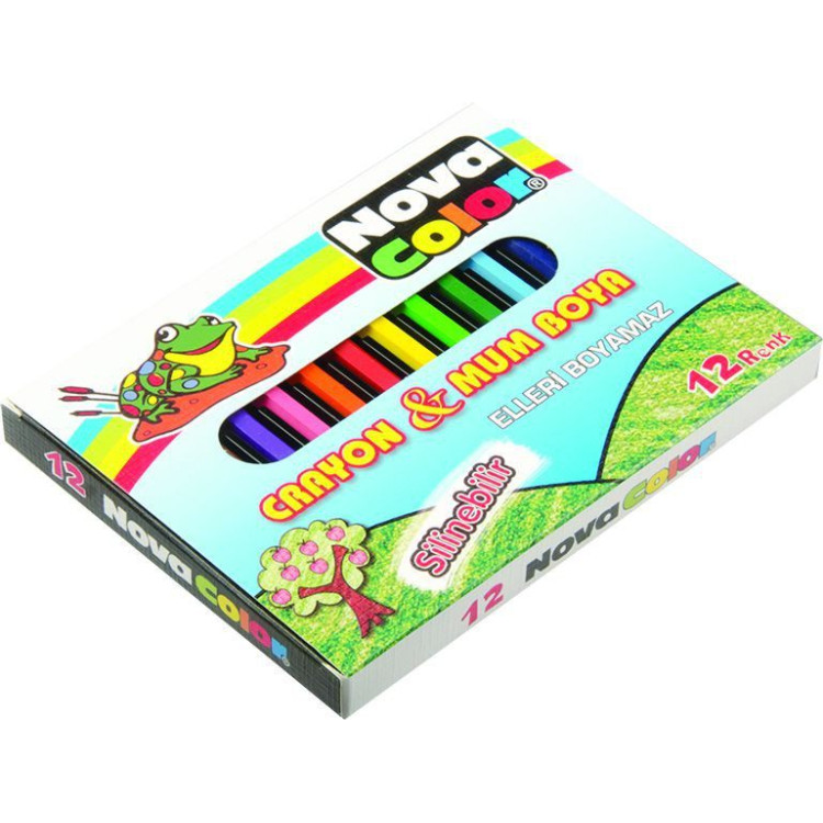 NOVA COLOR NC-1112 KISA MUM BOYA 12RENK