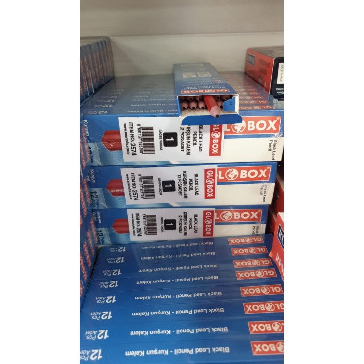 GLOBOX 2574 KURŞUN KALEM 144LÜ