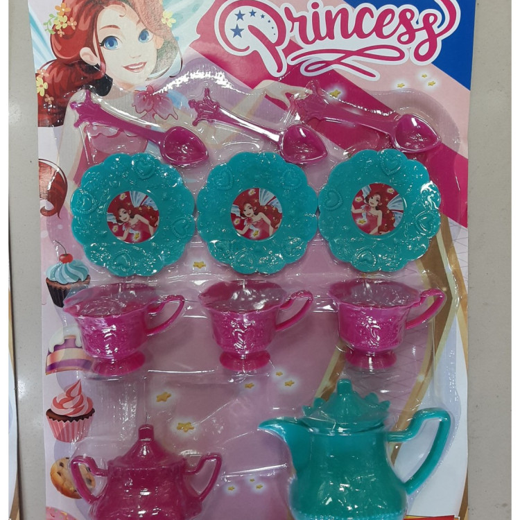 KART.13 PCS RENKLİ ÇAY SETİ