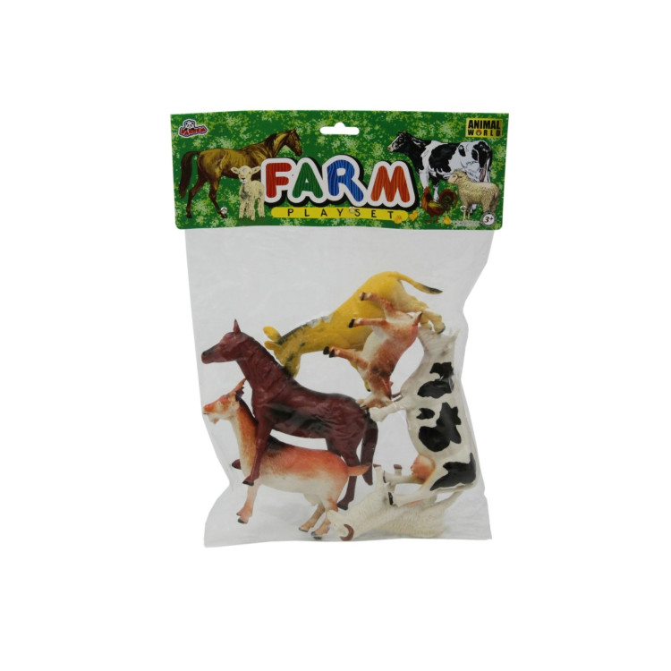 PVCDE 6 PCS BÜYÜK HAYVAN SETLERİ (ASORTİ)