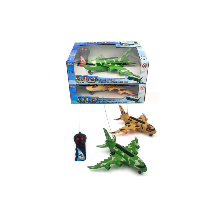 U/K PİLLİ İLERİ-GERİ ATLAS ASKERİ UÇAK 20CM