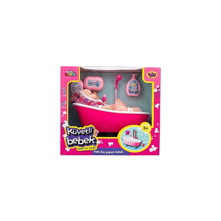 KUT.PİLLİ KÜVETTE DUŞ YAPAN BEBEK