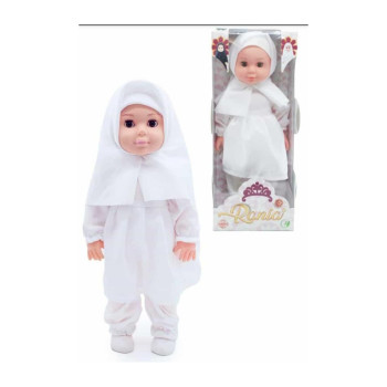 KUT.TR DUA EDEN TESETTÜRLÜ GÖZLERİ OYNAR BEBEK 40CM KUT.TR DUA EDEN TESETTÜRLÜ GÖZLERİ OYNAR BEBEK 40CM