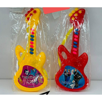 PVC'DE PİLLİ SESLİ GİTAR 29CM PVC'DE PİLLİ SESLİ GİTAR 29CM