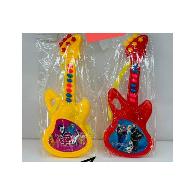 PVCDE PİLLİ SESLİ GİTAR 29CM