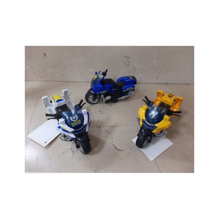 METAL ÇEKBIRAK POLİS MOTOR 12CM 2 MODEL