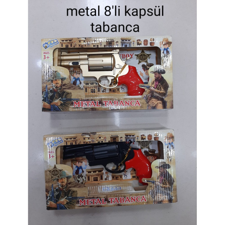 KUT.KALİTELİ METAL 8Lİ KAPSÜL TABANCA