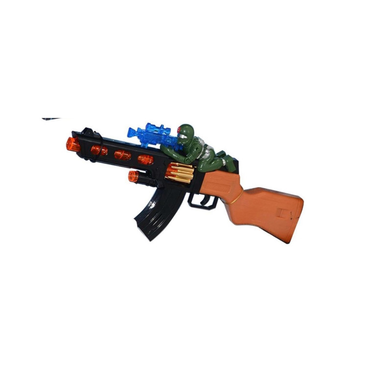 PVCDE PİLLİ SESLİ IŞIKLI ASKERLİ SNIPER SİLAH