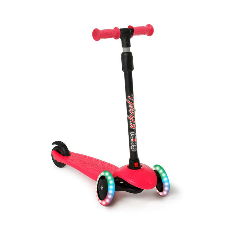 STAR PEMBE 3 TEKER IŞIKLI SCOOTER