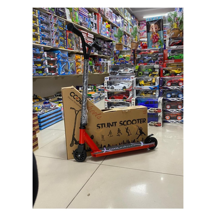 METAL 2 TEKER KIRMIZI STUNT SCOOTER 12+