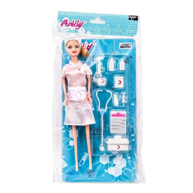 KART.DOKTOR BARBİE BEBEK SETLİ