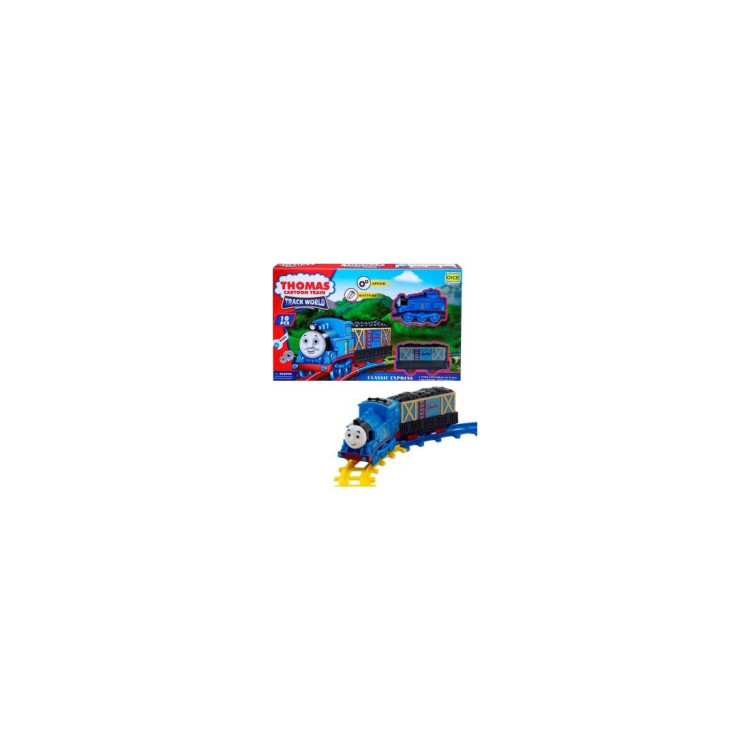 KUT.PİLLİ RAYLI 10 PCS THOMAS TREN SETİ