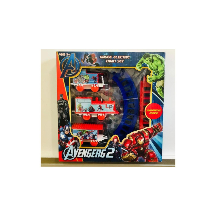 KUT.PİLLİ RAYLI KARAKTERLİ TREN SETİ