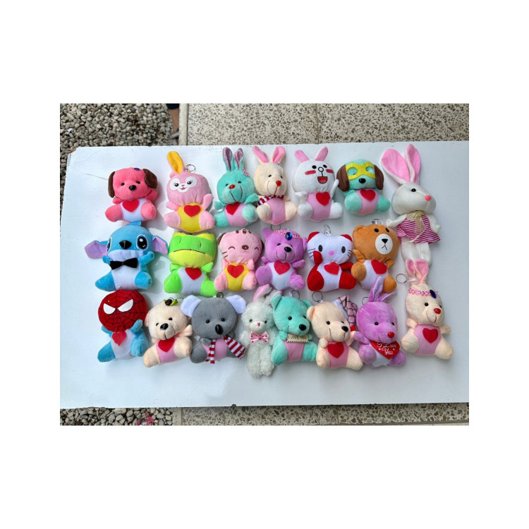 PELUŞ ANAHTARLIK 13-14CM  (PKT:20Lİ)