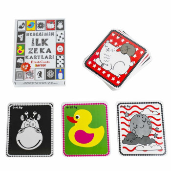 KUT.BEBEĞİMİN İLK ZEKA KARTLARI EĞİTİCİ KUT.BEBEĞİMİN İLK ZEKA KARTLARI EĞİTİCİ