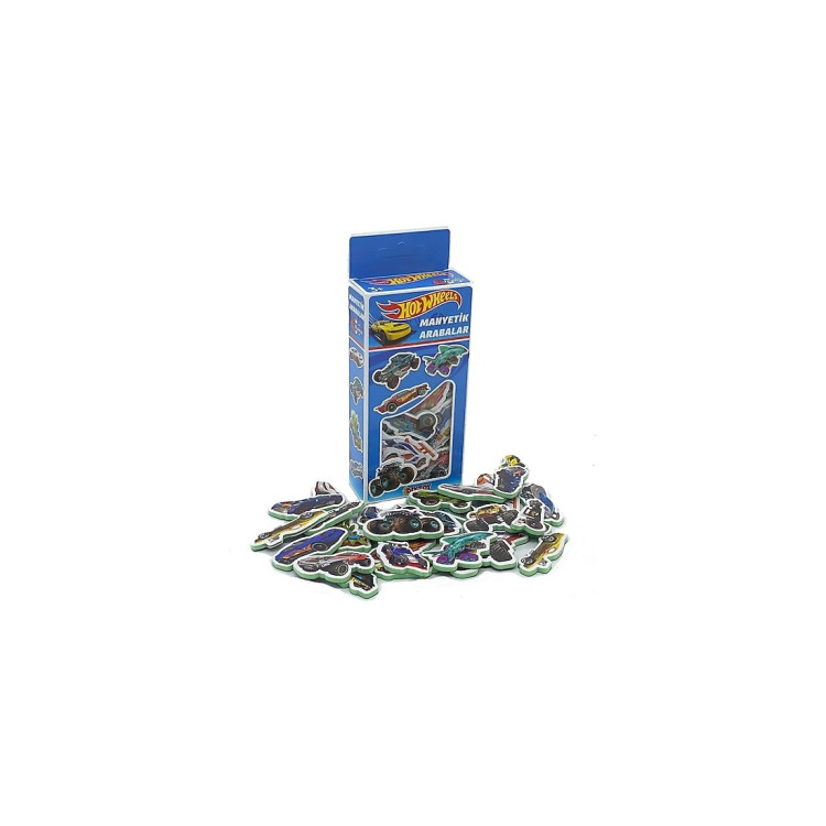 KUT.HOTWHEELS MANYETİK ARABALAR 22PCS